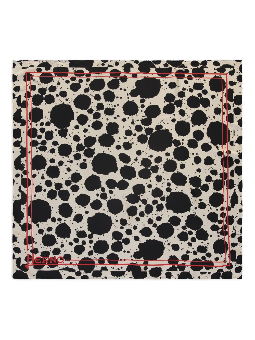 Herno polka-dot scarf - Beige