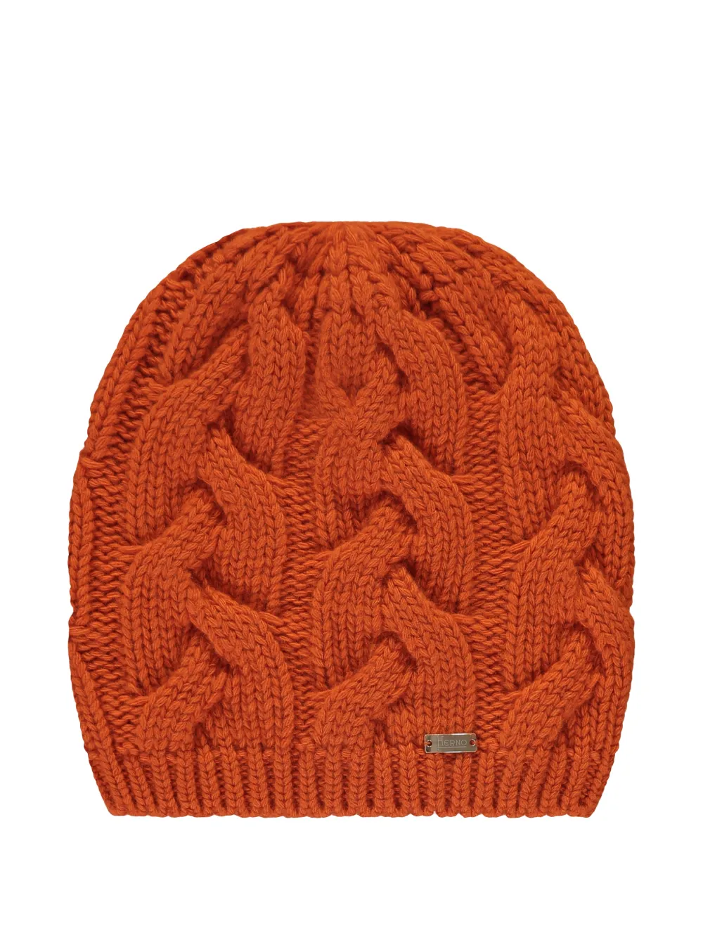 Herno knitted beanie hat - Arancione