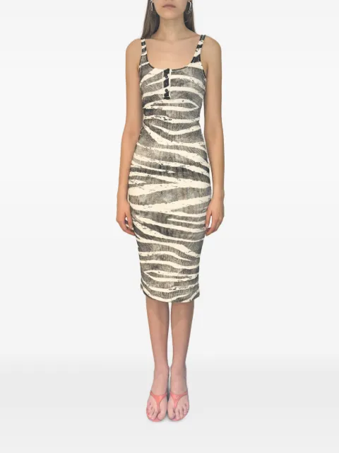 Blumarine printed midi dress