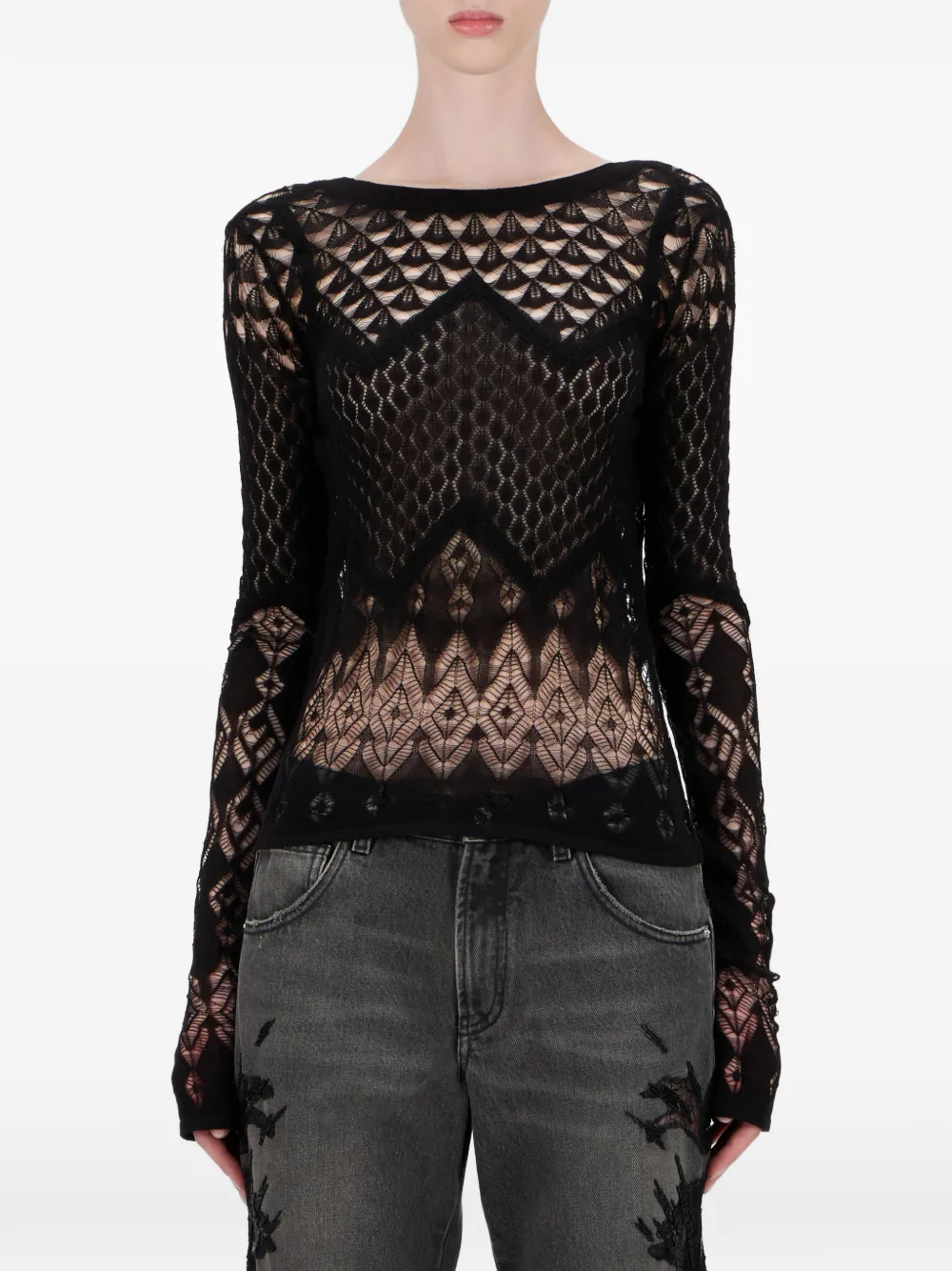 Blumarine black sweater - Nero