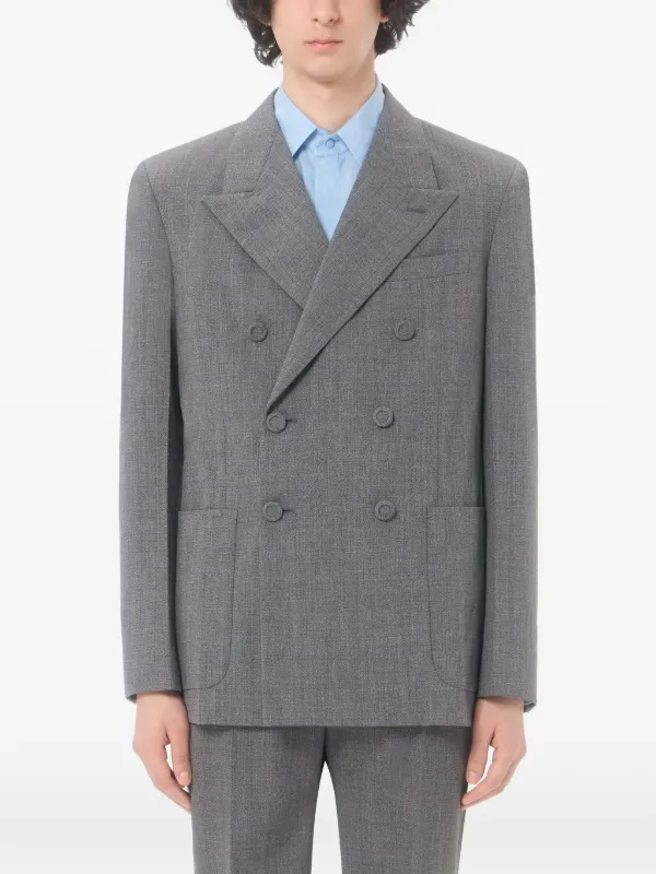 Valentino Garavani Valentino ダブルジャケット | グレー | FARFETCH JP