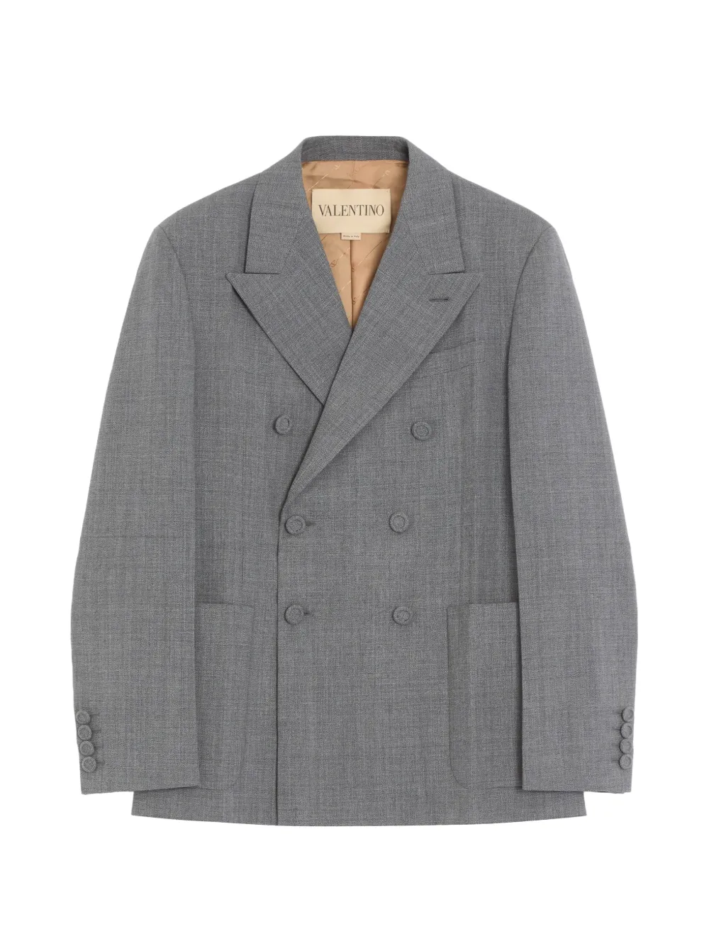 Valentino Garavani Giacca doppiopetto Valentino - Grigio
