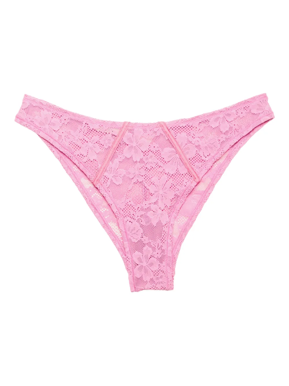 Fleur Du Mal Le Stretch lace cheeky briefs - Rosa