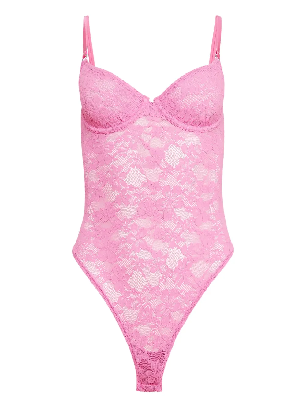 Fleur Du Mal Le Stretch Lace bodysuit - Rosa