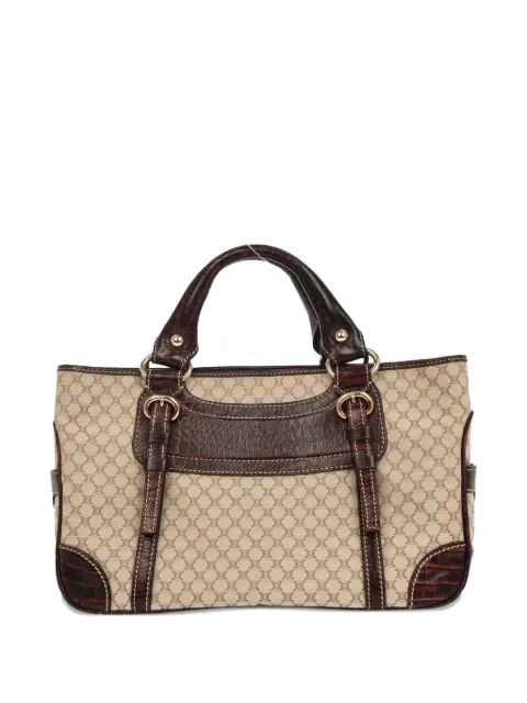 Celine Pre-Owned 1990-2000s macadam canvas tote handbag