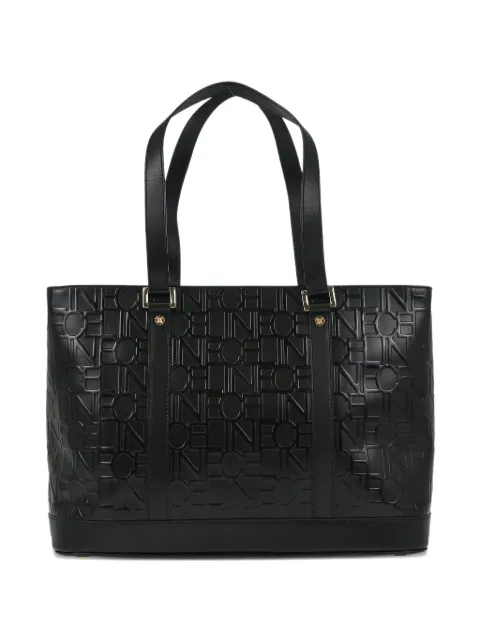 Celine Pre-Owned 1990-2000s embossed leather tote handbag