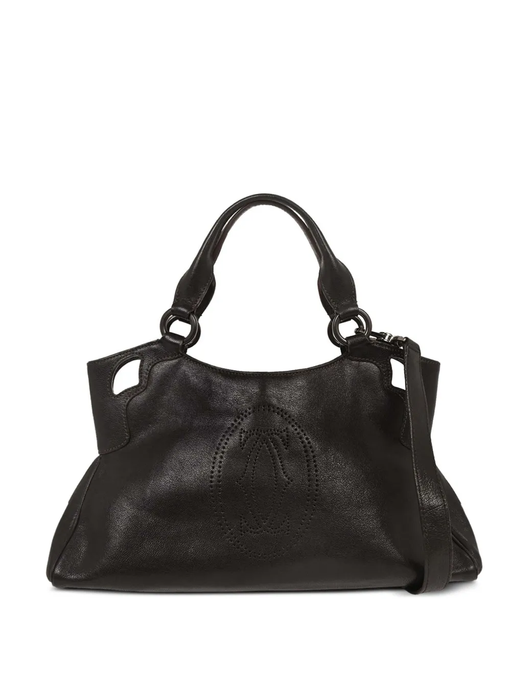 Cartier 1990-2000s leather shoulder handbag - Black