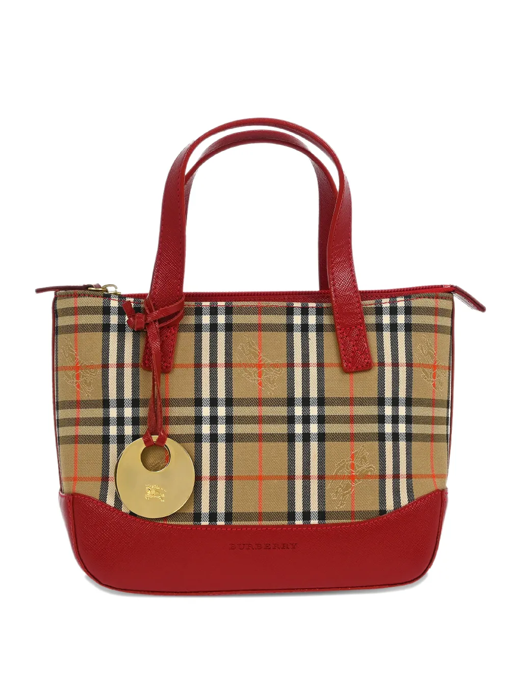 Burberry Pre-Owned 1990-2000s house check tote bag - Toni neutri