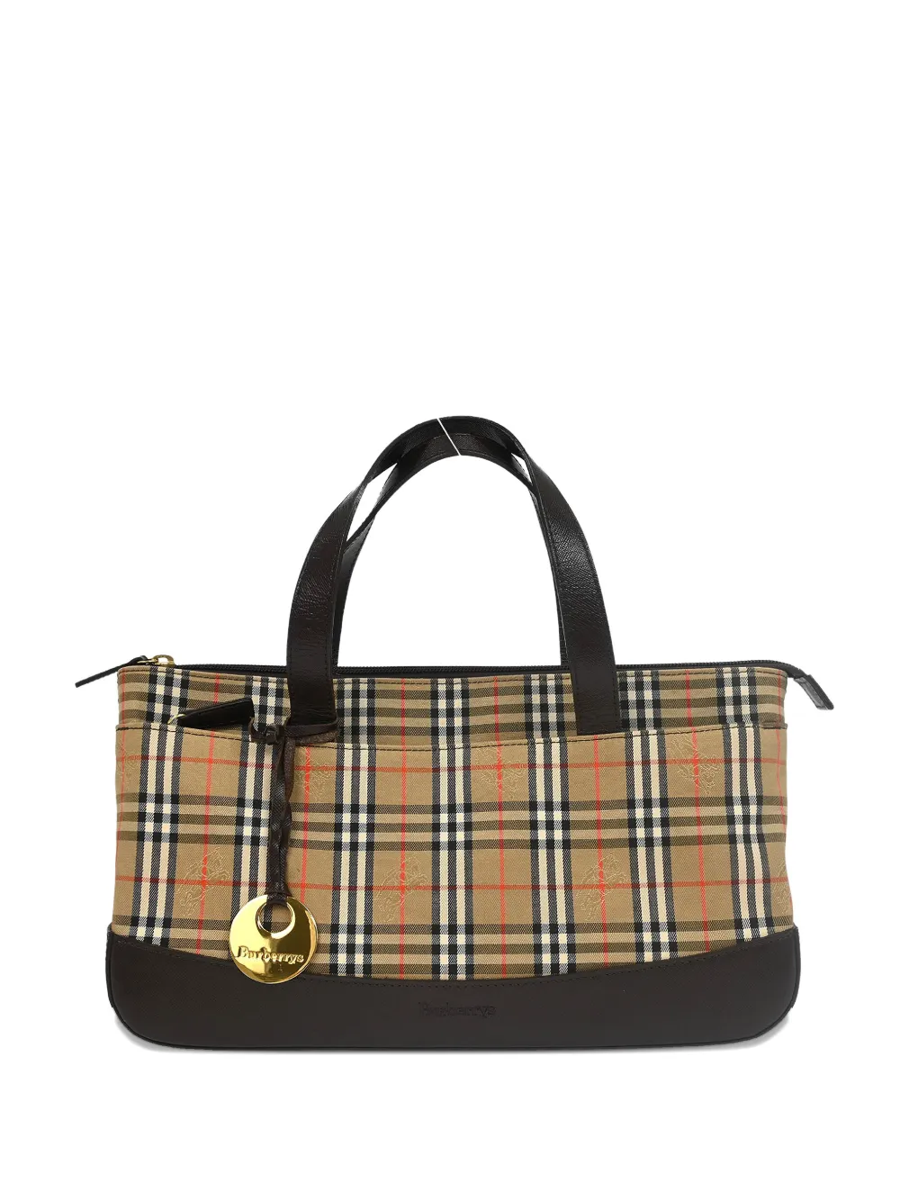 Burberry Pre-Owned 1990-2000s check tote bag - Toni neutri