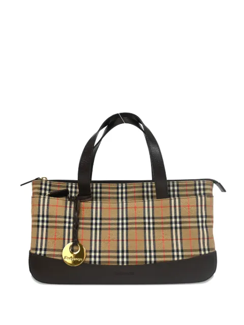 Burberry Pre-Owned 1990-2000s check tote bag
