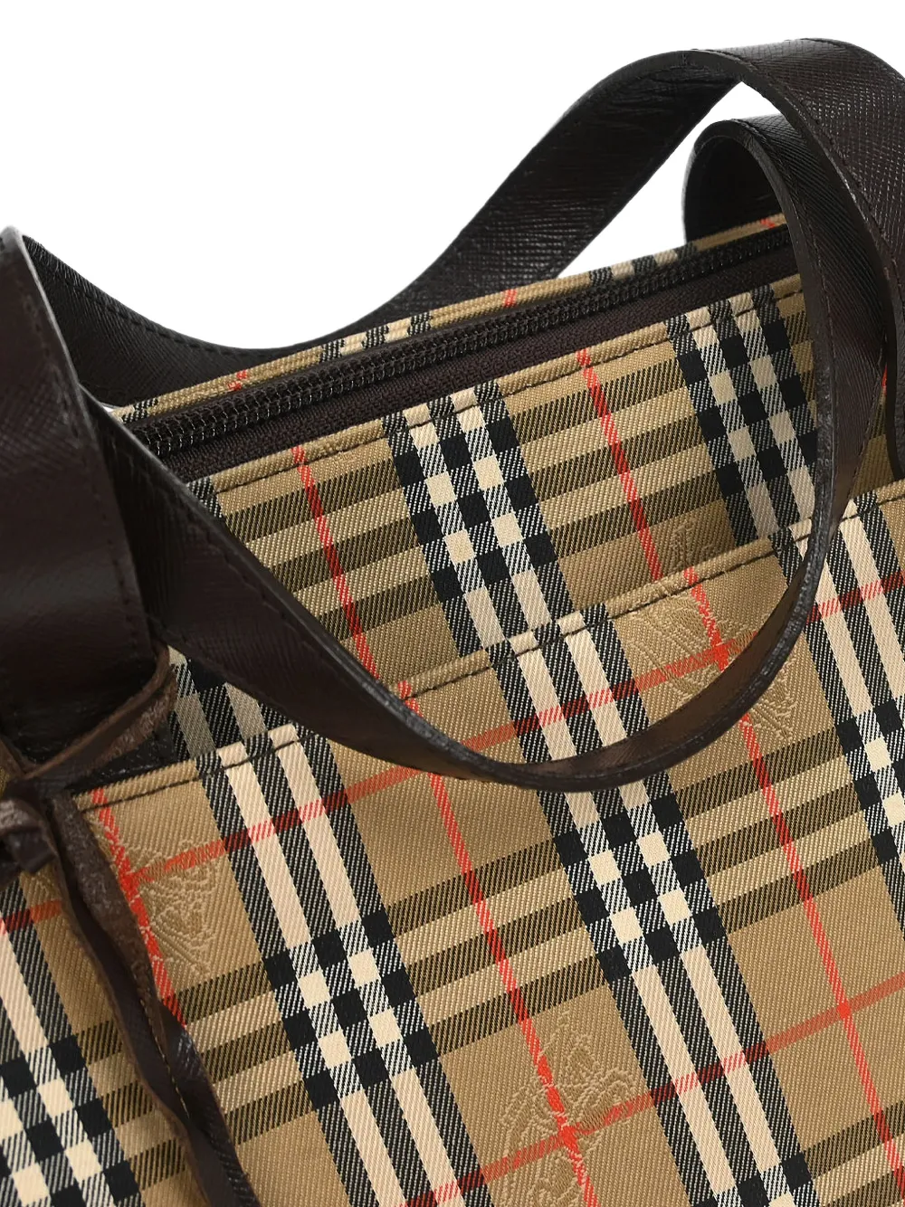 1990-2000s Check Tote Bag