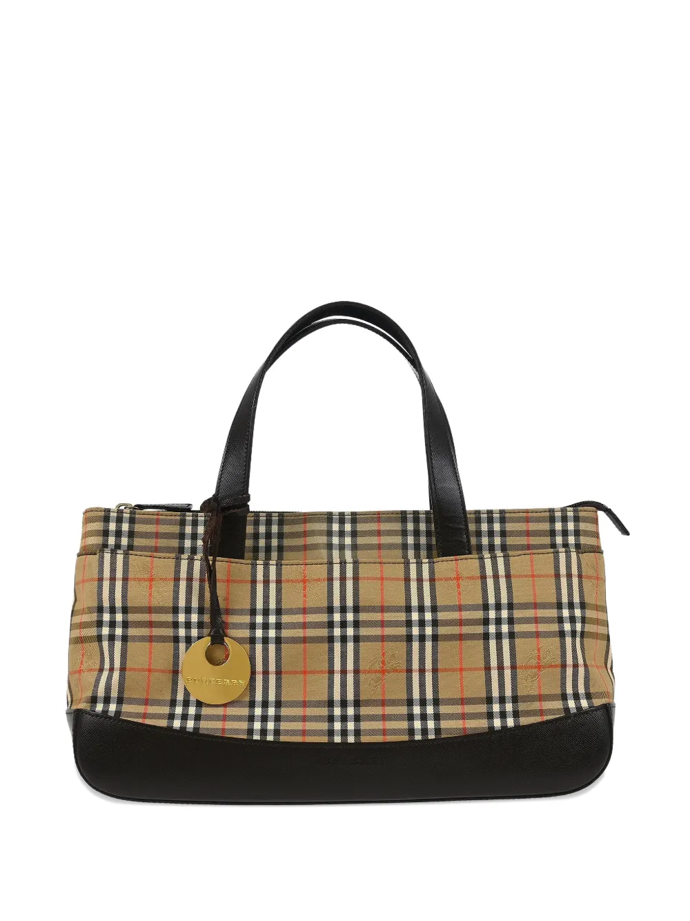 Burberry Pre-Owned 1990-2000s house check tote bag - Toni neutri