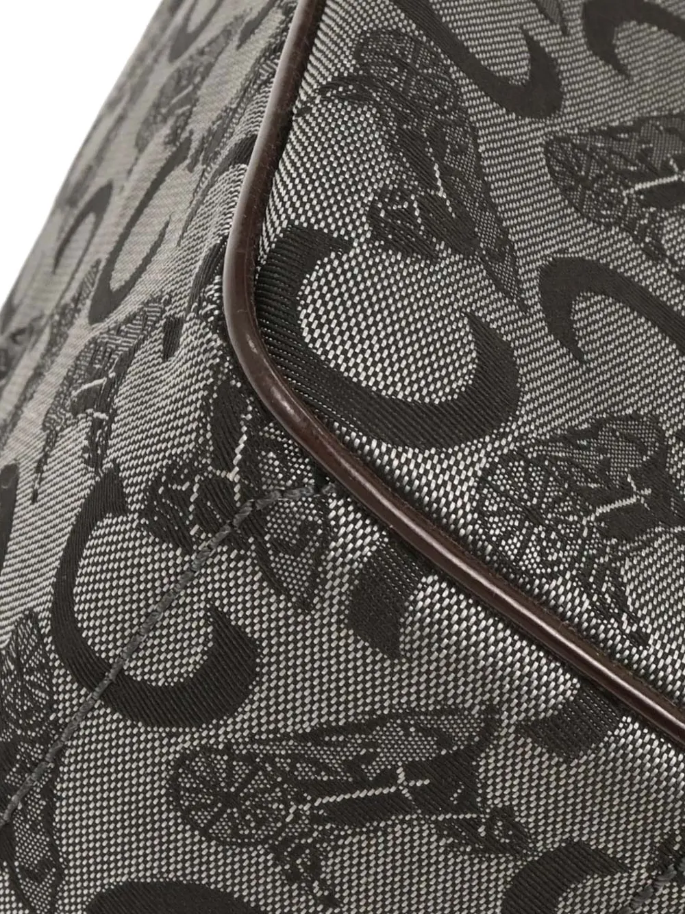 Celine Pre-owned 1990-2000s Monogram Boogie Tote Bag in Black, view 5