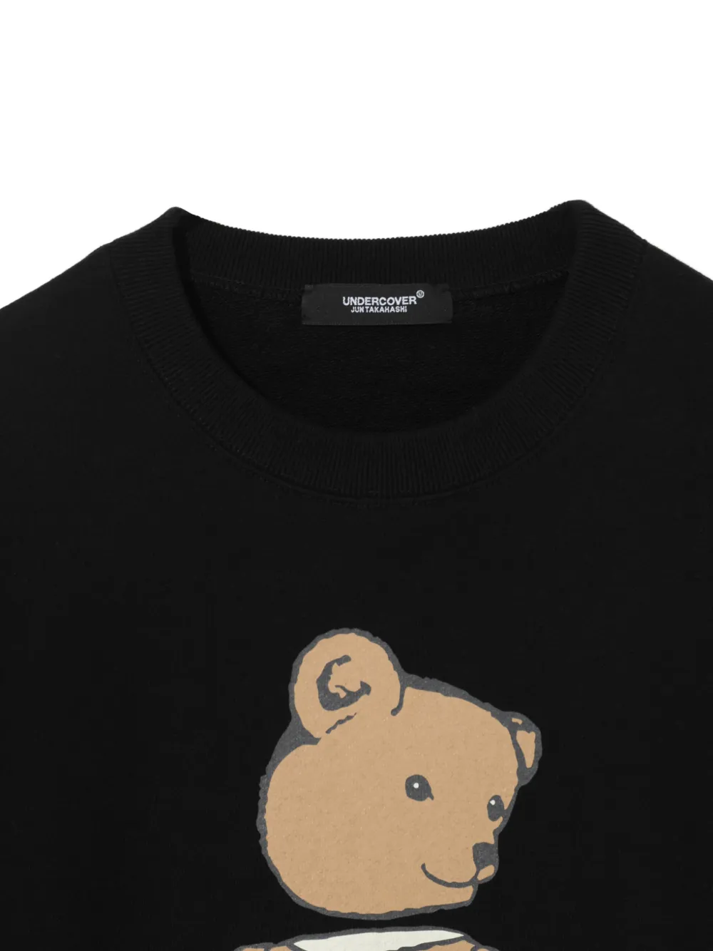  Undercover Bear Graphic Pullover - Black 