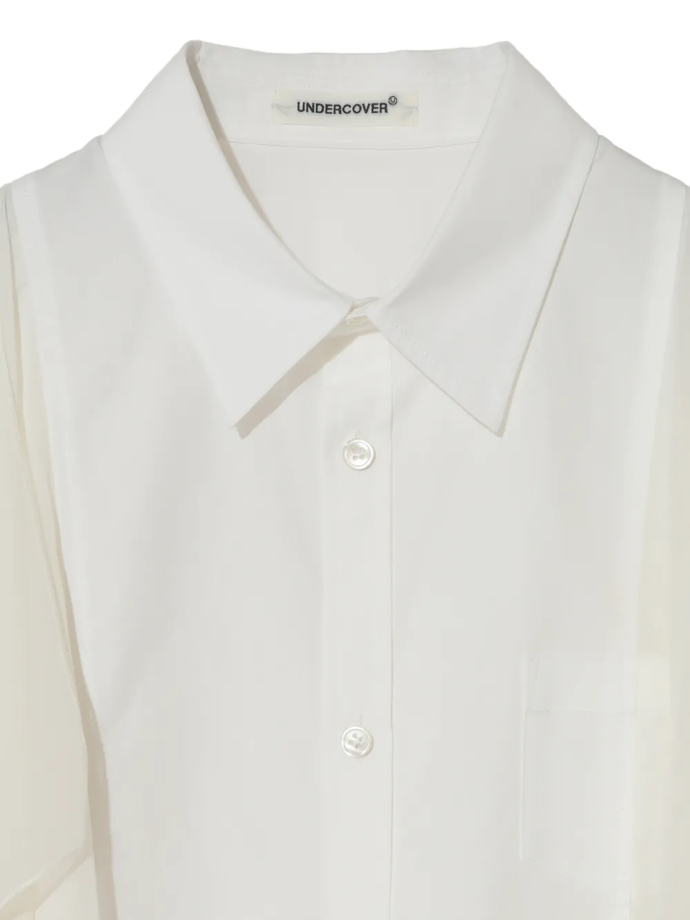 Undercover Top met ruches Wit