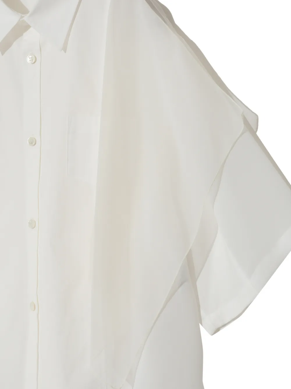 Undercover Top met ruches Wit