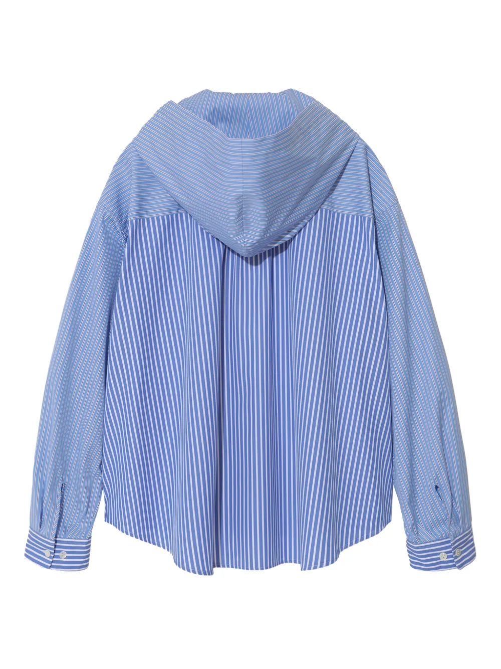 Undercover Gestreepte blouse met capuchon Blauw