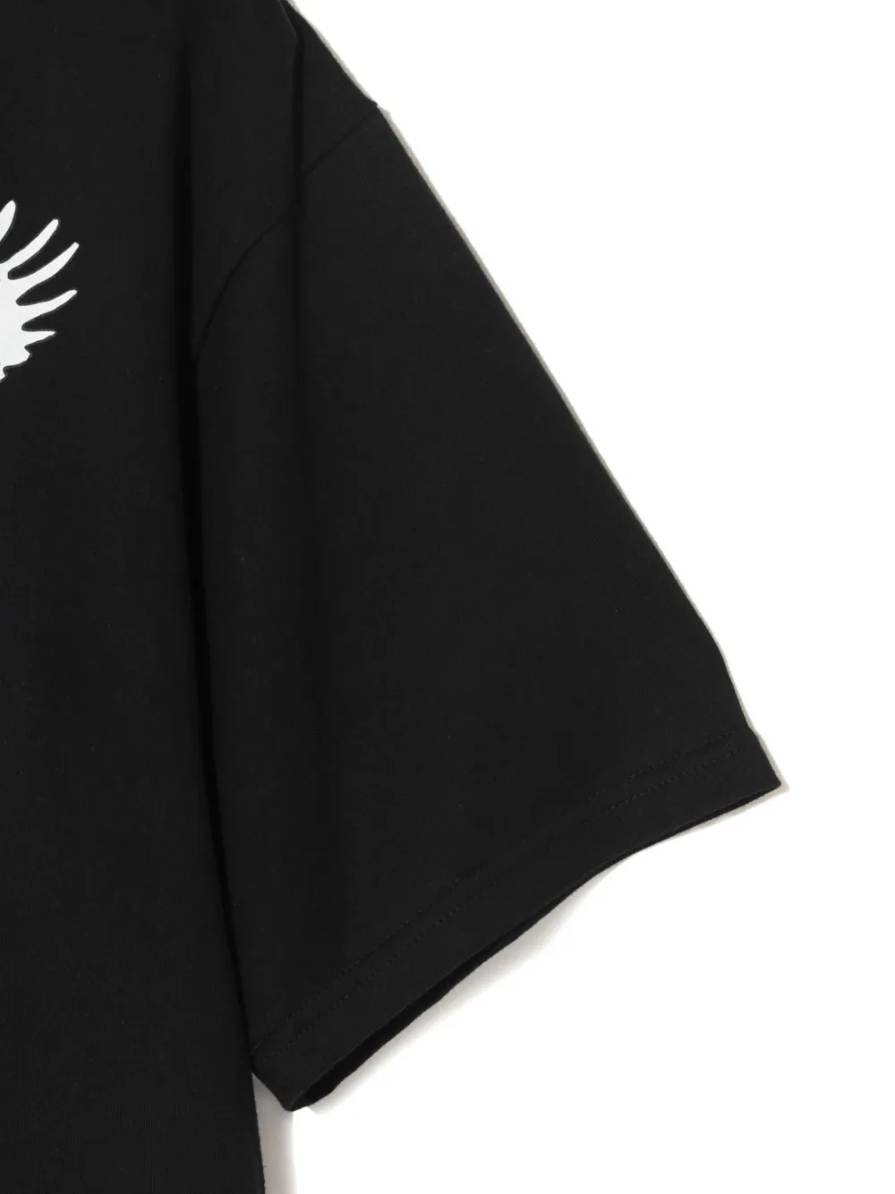 Undercover T-shirt met vogelprint Zwart