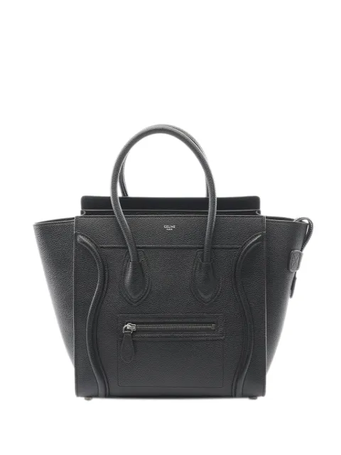 Celine Pre-Owned 2010-2025 Micro Leather Luggage tote bag