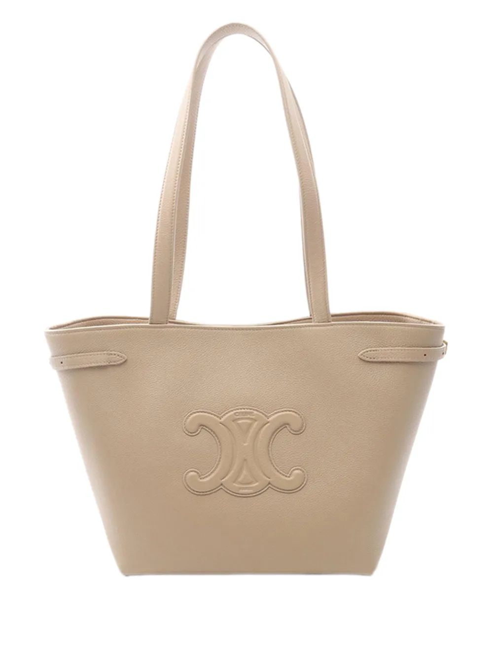 Celine Pre-Owned 2010-2025 Small Grained Calfskin Cabas Anais Cuir Triomphe tote bag - Marrone