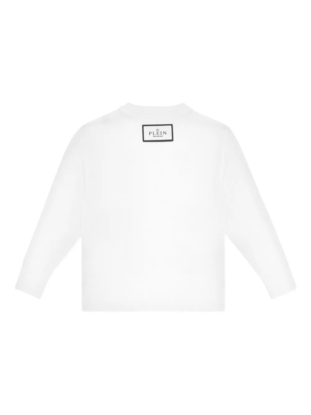 Philipp Plein Junior Teddy Bear T-shirt met ronde hals Wit