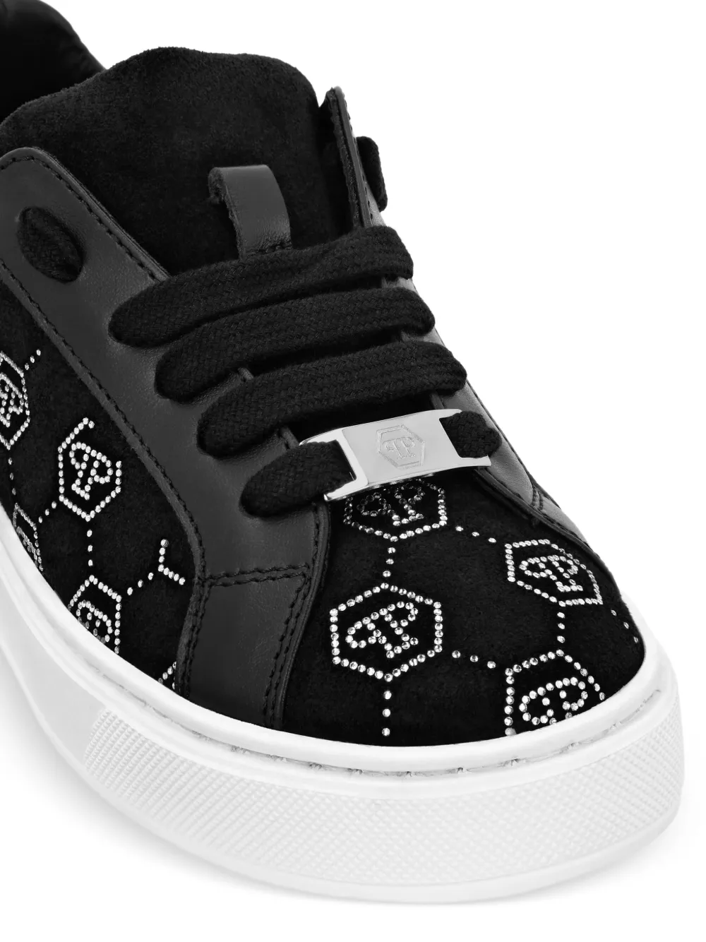 Philipp Plein Junior Hexagon sneakers Zwart