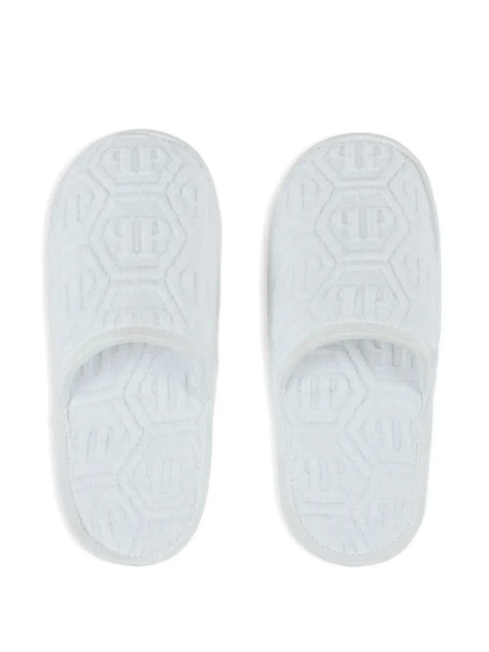 Philipp Plein Slippers Hexagon - Bianco