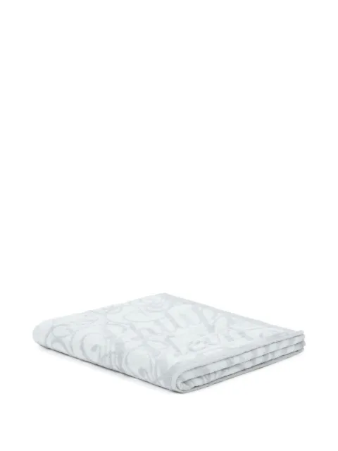 Philipp Plein patterned cotton bath towel