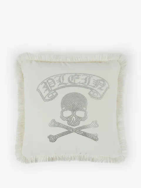 Philipp Plein cojín con motivo Skull y cristales