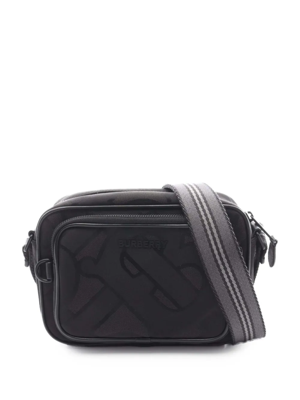 Burberry Pre-Owned 2018-2023 TB Monogram Canvas Paddy crossbody bag | Black | Image 1