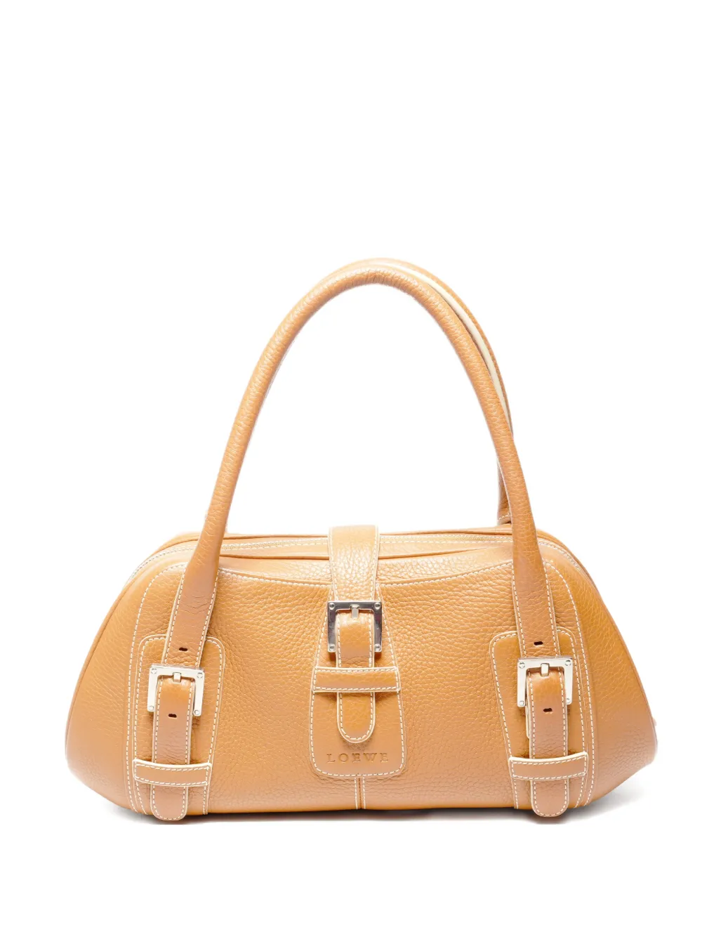 Loewe Pre-Owned 2000-2015 leather shoulder bag - Marrone