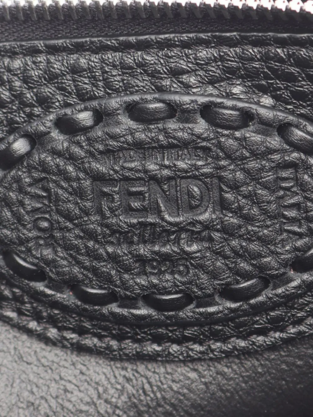 FENDI Pre-owned 2010-2025 Medium Leather By The Way Satchel In Black