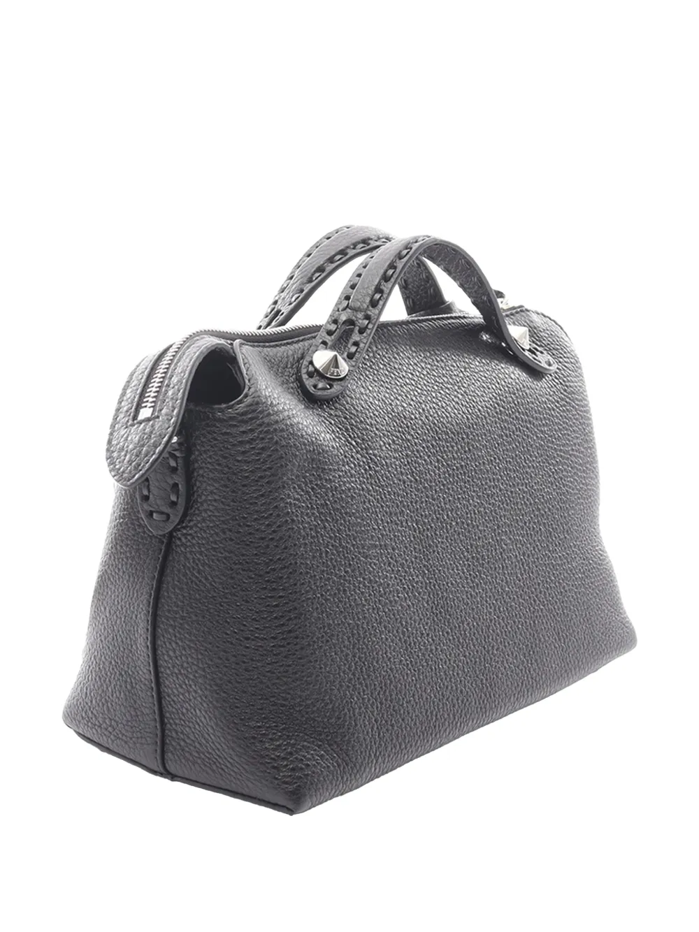 FENDI Pre-owned 2010-2025 Medium Leather By The Way Satchel In Black