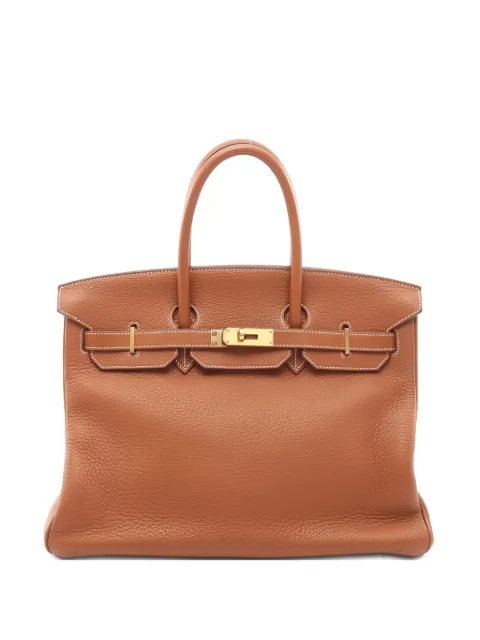 Hermès Pre-Owned 2009 35 birkin top-handle leather handbag