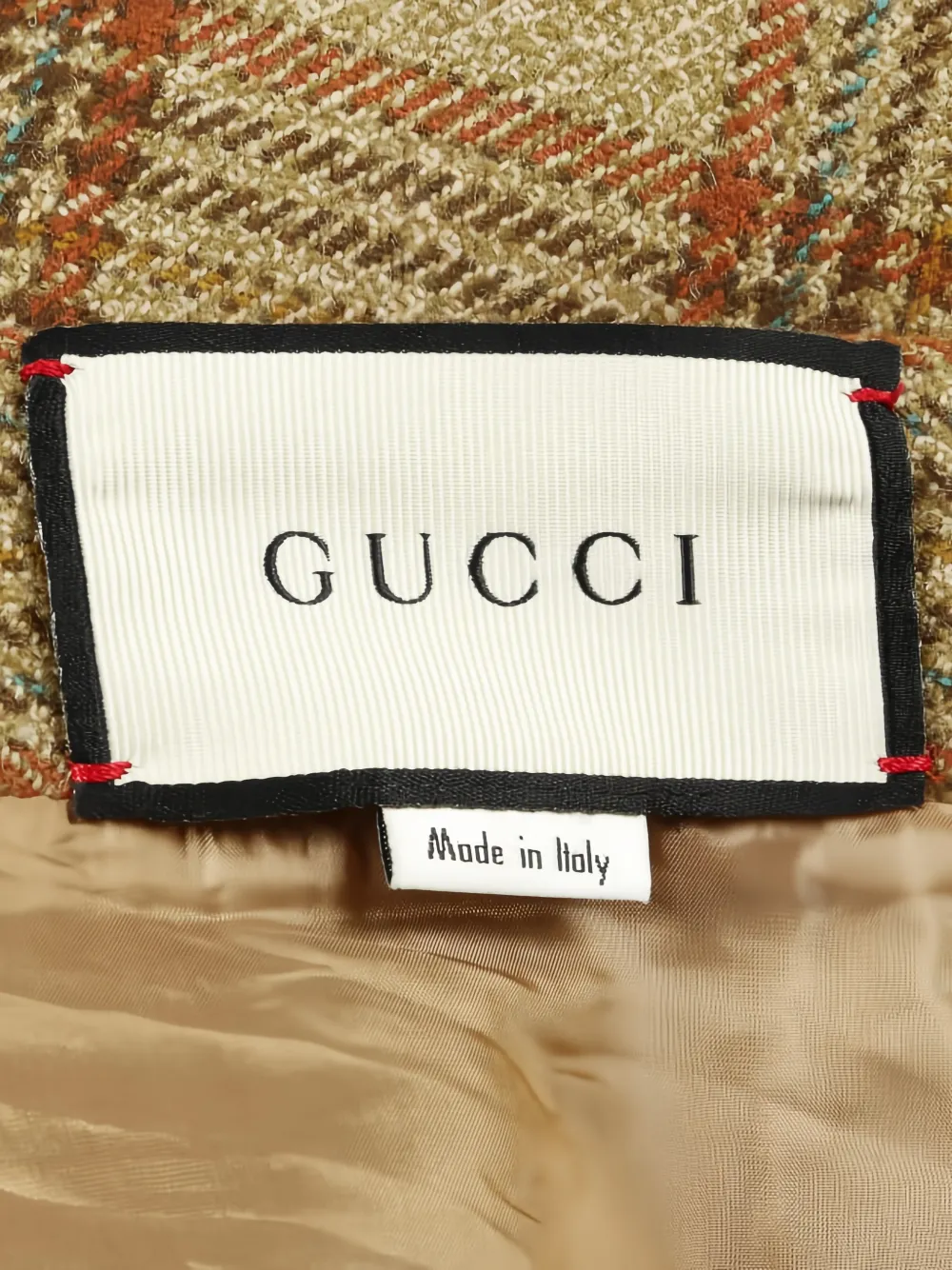 Gucci Pre-Owned 10s check-pattern skirt - Bruin
