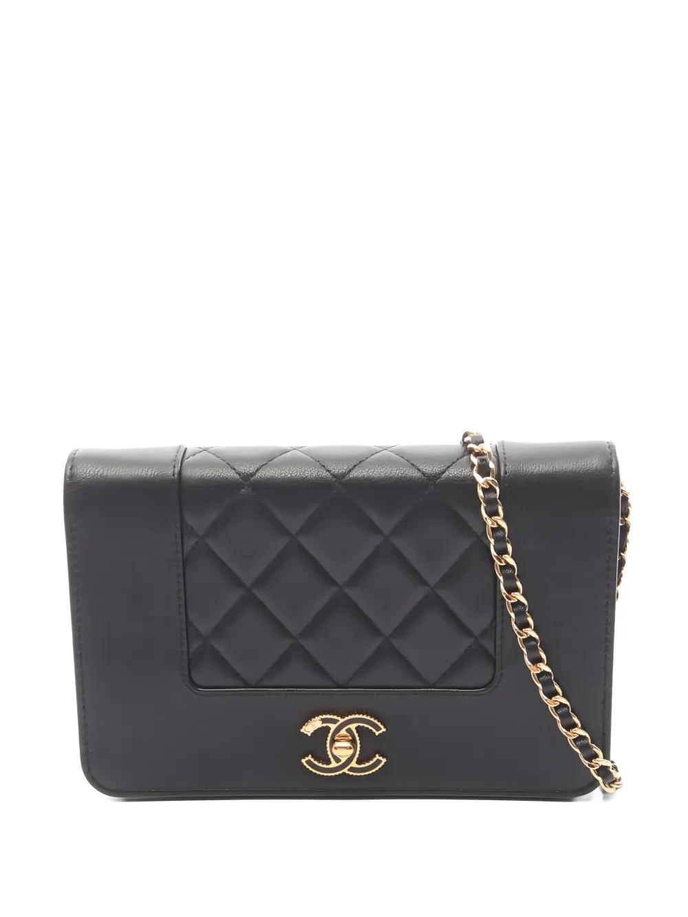 CHANEL Pre-Owned 2016-2017 Mademoiselle leather cross body bag - Nero