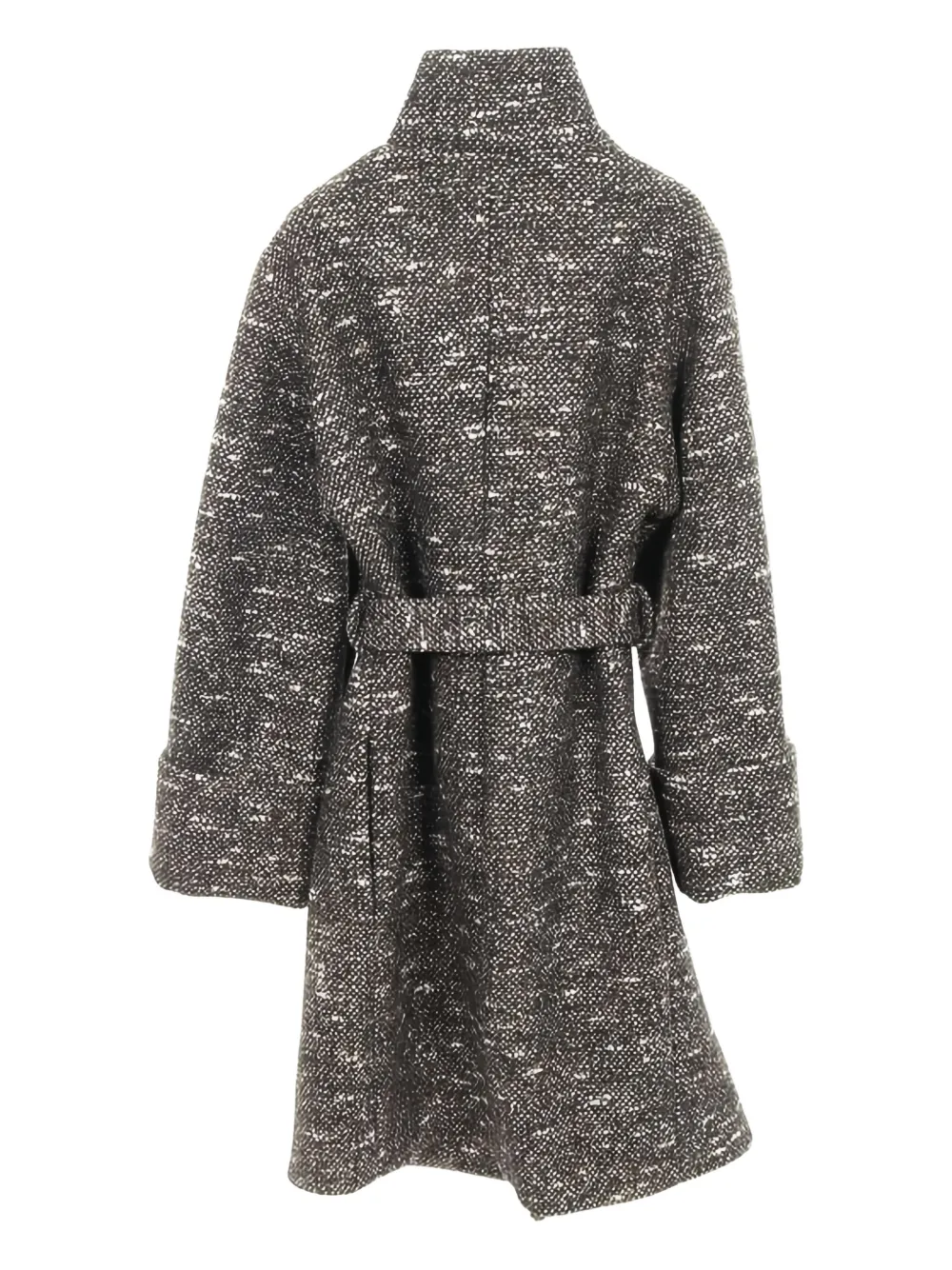 Herm&egrave;s Pre-Owned 10s jas met ceintuur - Grijs