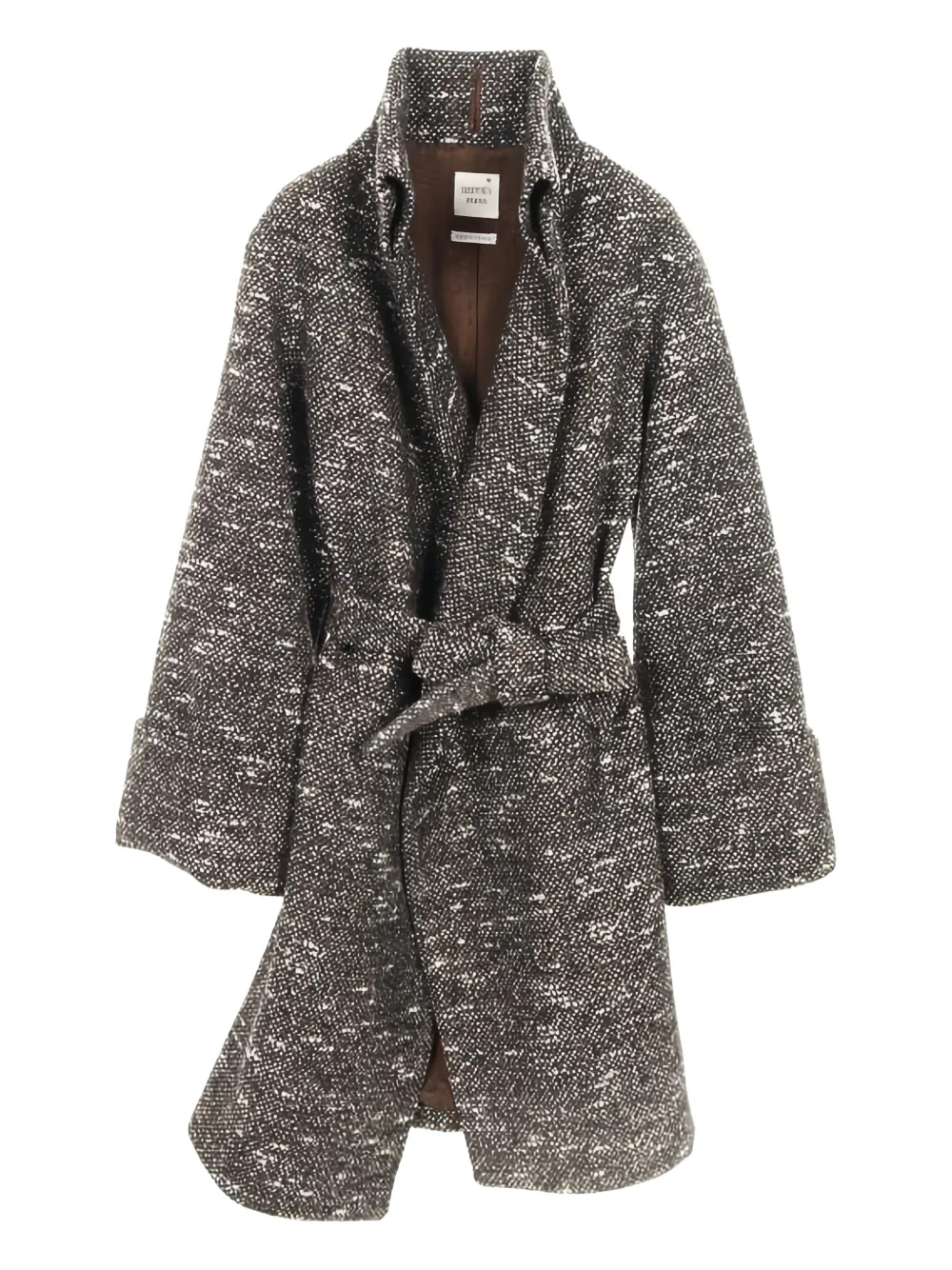 Hermès Pre-Owned Cappotto con cintura anni 2010 - Grigio