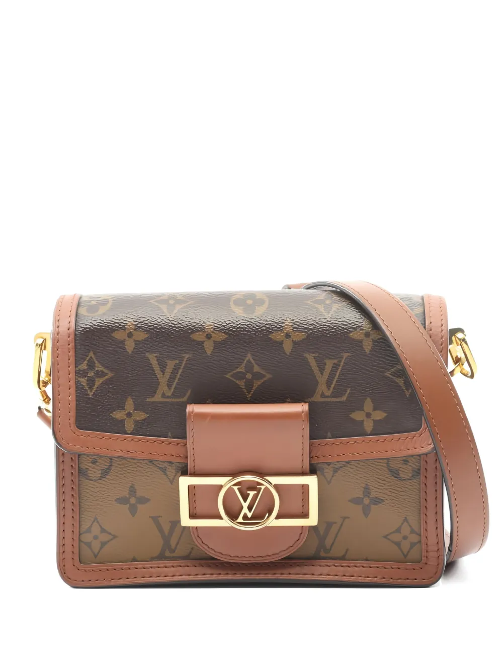 Louis Vuitton Pre-Owned Borsa a spalla Dauphine mini - Marrone