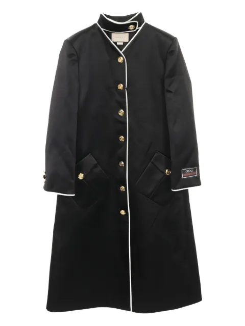 Gucci Pre-Owned 20s GG-button coat
