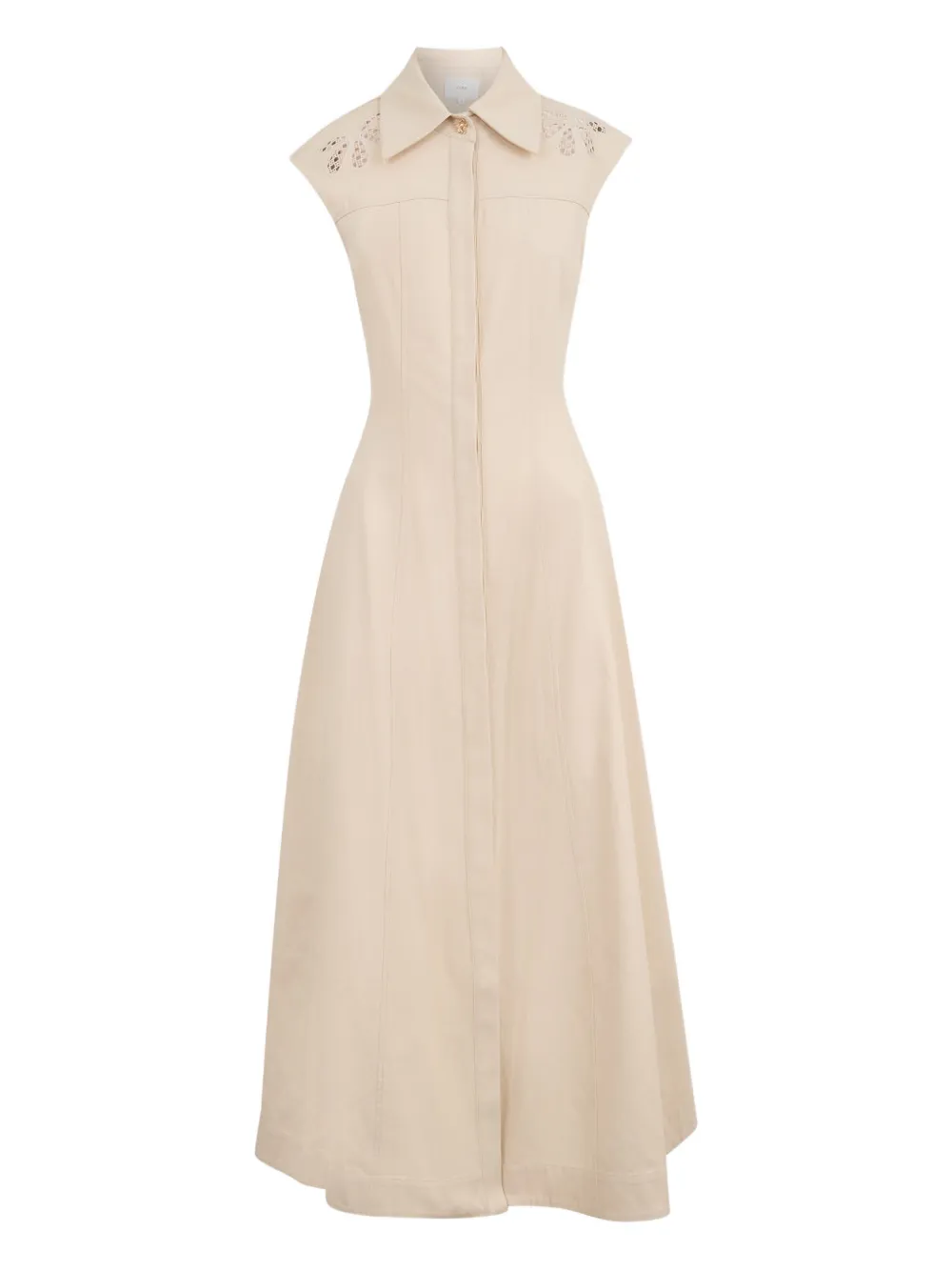 CLEA Franca midi dress - Neutrals