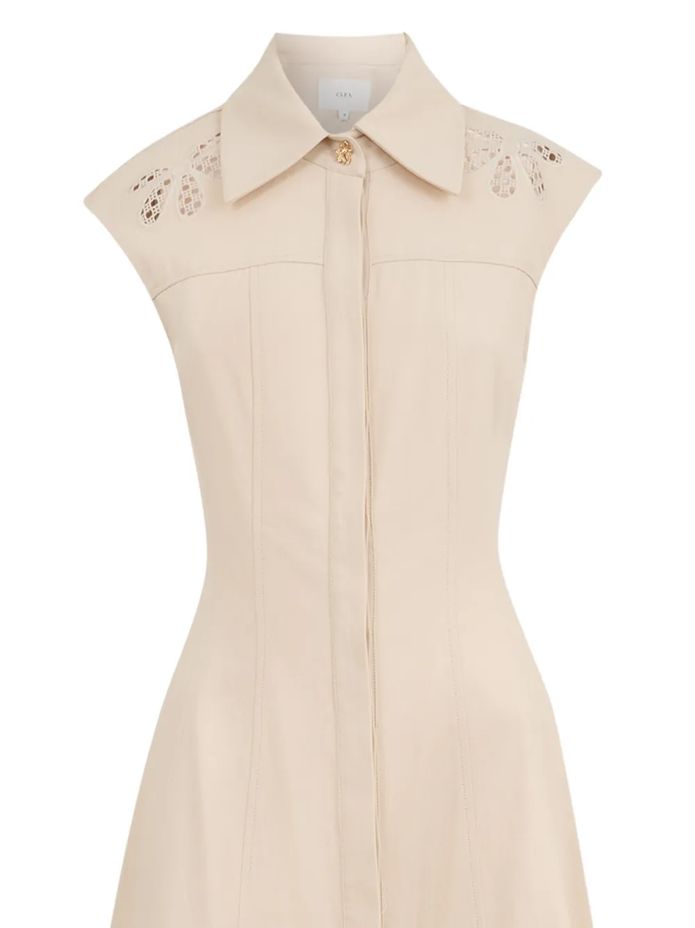  Clea Vestido Midi Franca - Neutro 