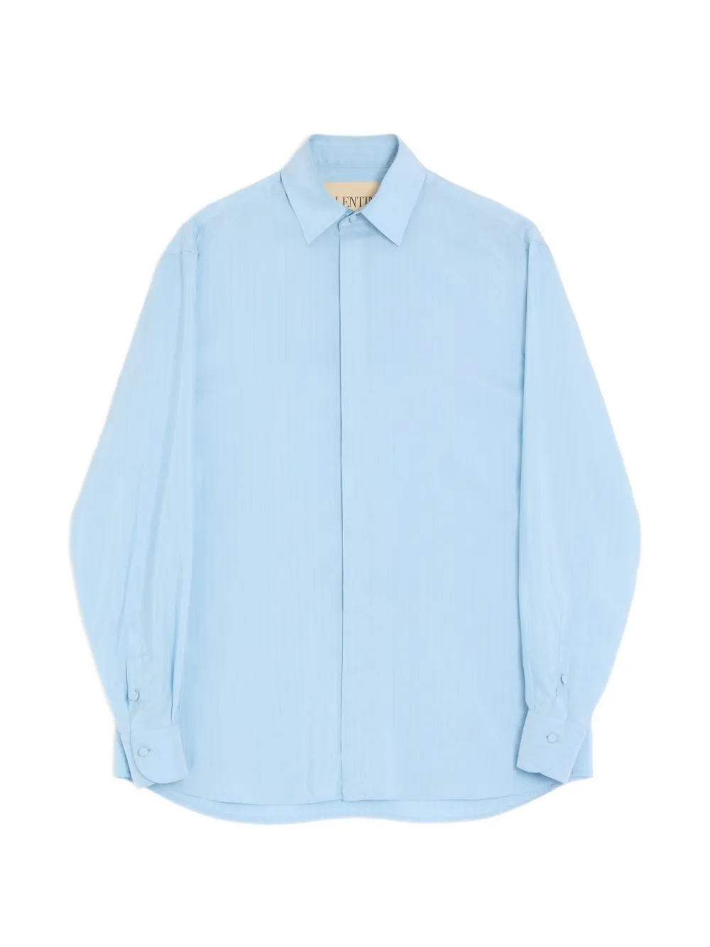 Valentino Garavani Camicia a righe in seta - Blu