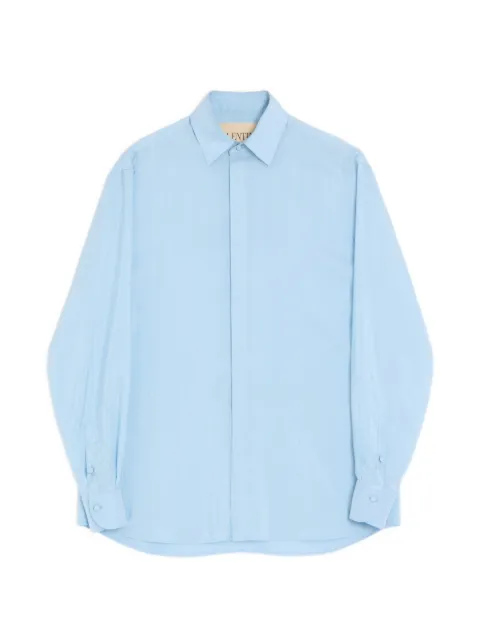 Valentino Garavani camisa de seda con motivo de rayas