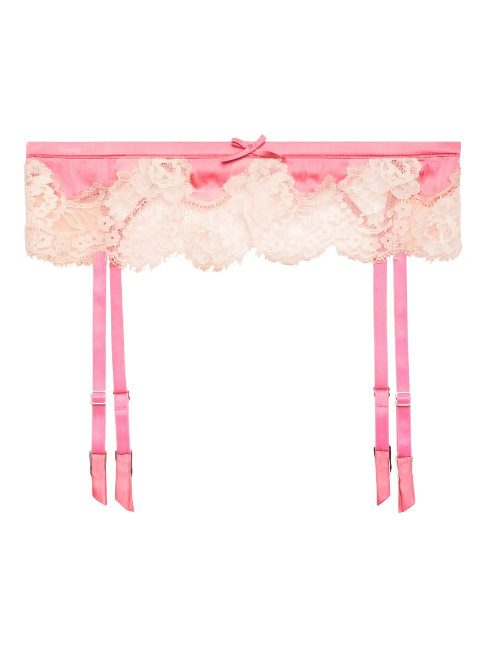 Fleur Du Mal Juliet lace garter belt - Rosa