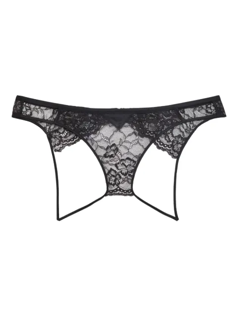 Fleur Du Mal Bianca Lace ouvert panty
