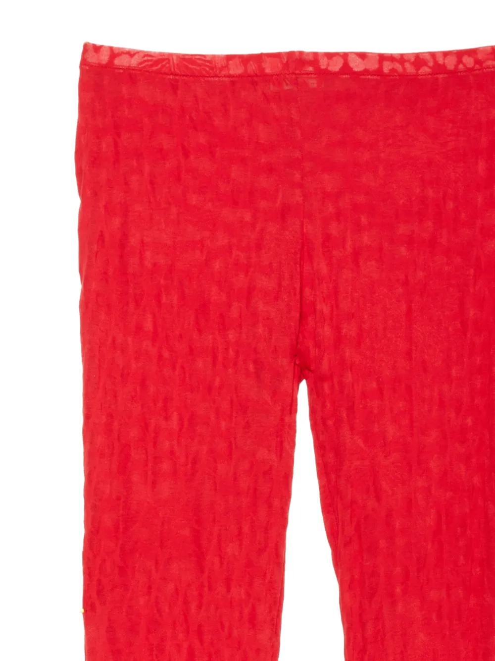  Fleur Du Mal Butter Patterned Legging - Red 