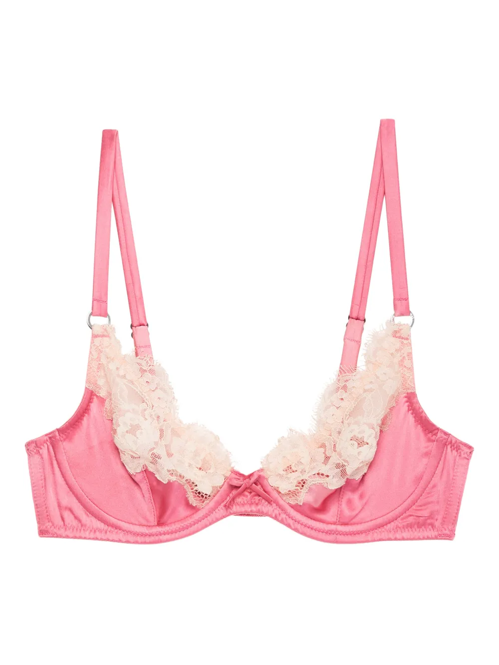 Fleur Du Mal Juliet Lace Demi bra - Rosa