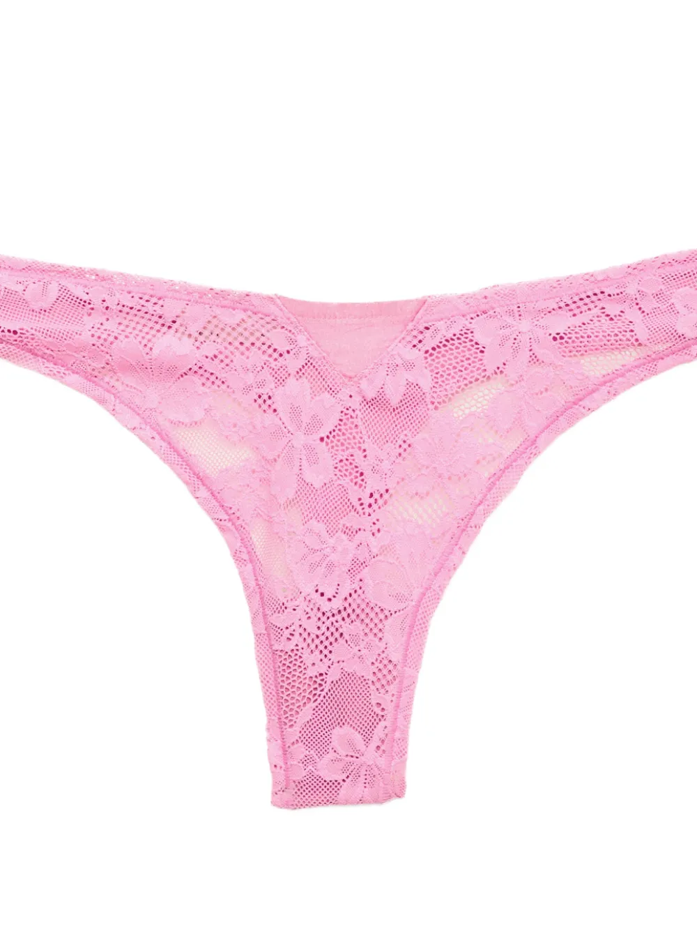 Fleur Du Mal Le Stretch Lace thong - Roze