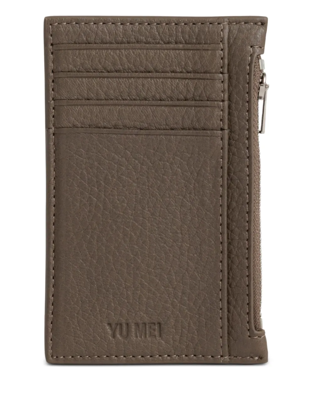 Yu Mei Frank zip-fastening wallet - Marrone